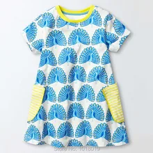 Новинка года, детское платье Летнее Брендовое качественное хлопковое платье для маленьких девочек года детская одежда для маленьких девочек детское платье