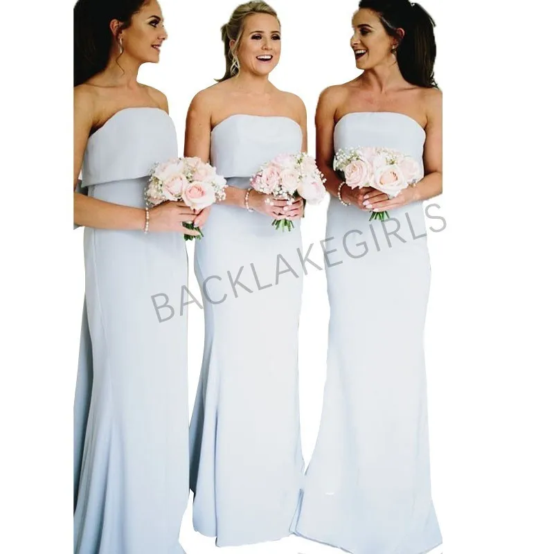 Bow Back Bridesmaid Dress