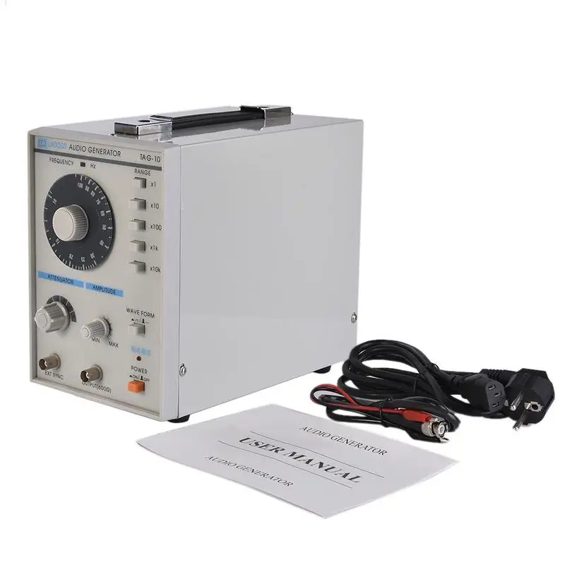 

TAG-101 US/EU/AU Plug Audio Generator Function 10 To 1Mhz Precision Signal Low Frequency Signal Generator
