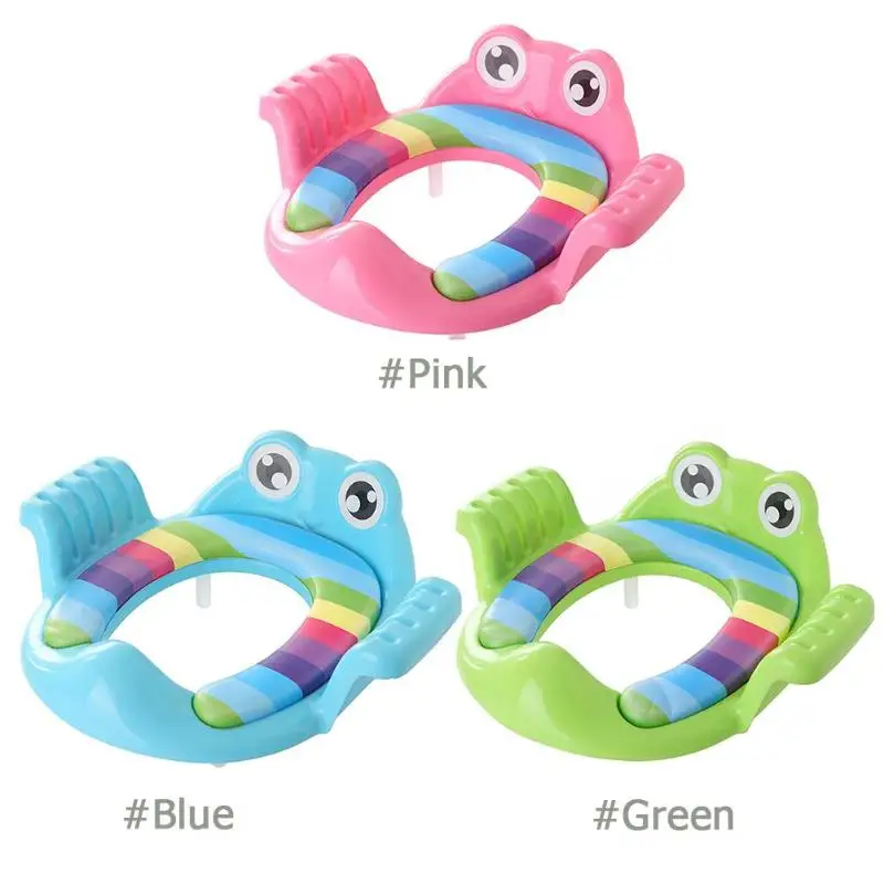 

Cartoon Frog Baby Potties Seat Infant Toilet Training Folding Seat Toddler Girls Boys Baby Potty Training Seat Toilet Cushion