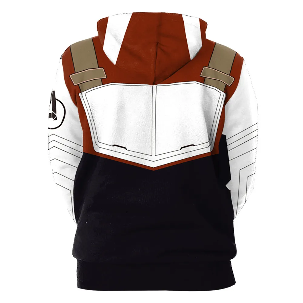 2019 New Men Unisex Avengers Endgame Quantum Realm 3D Hoodie Movie Cosplay Costume Superhero Iron Man Hoodies