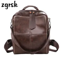 Retro Women Brown Backpack For Female Pu Vintage Leather Shoulder Bags Solid Teenage Girls School Backpacks Travel Bag Pack women backpacks solid fashion school bag for teenage girls high quality pu leather vintage waterproof backpack travel bags