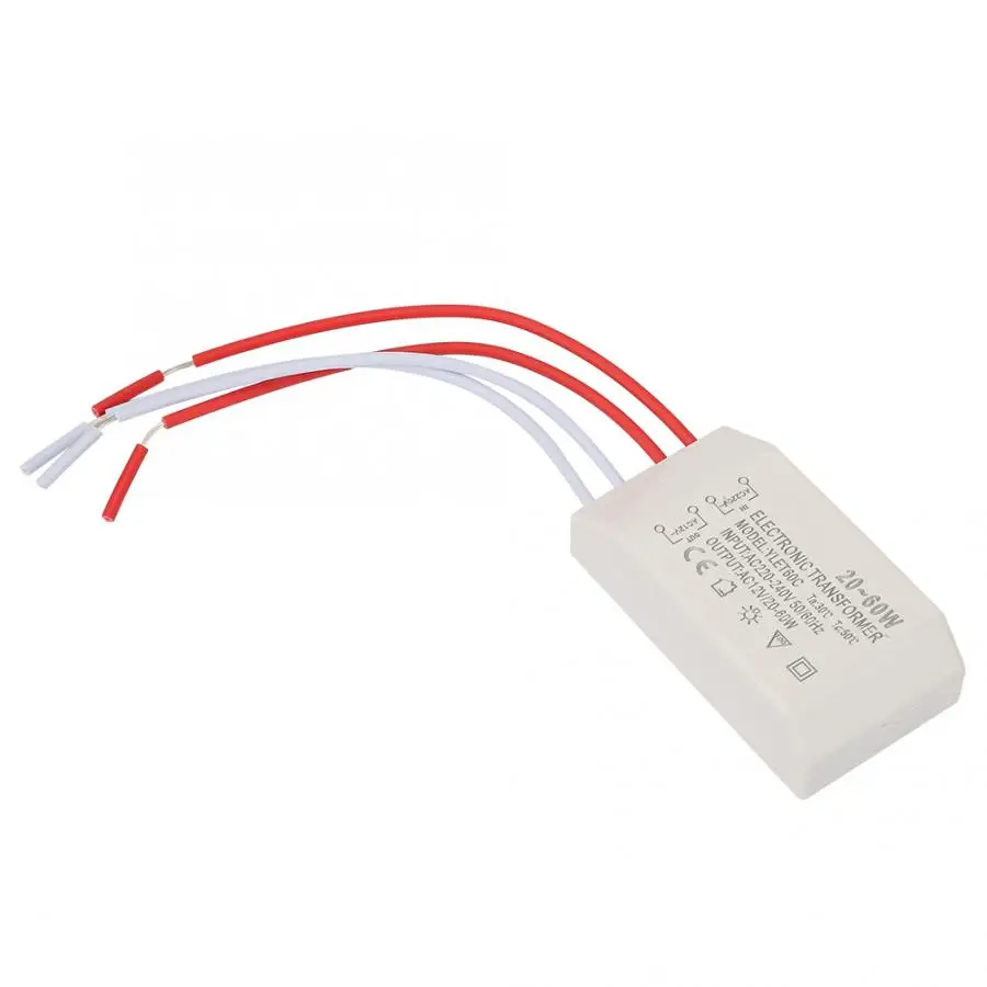 

transformers 220V to AC 12V Electronic Transformer Voltage Converter 20-60W Smart Power Supply Driver inverter transformer