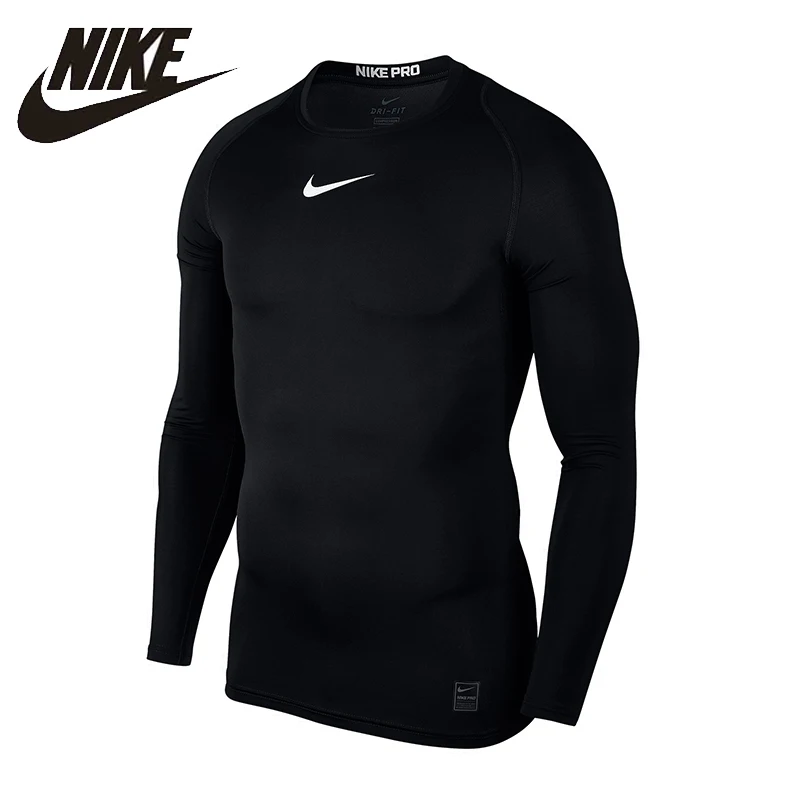 

NIike New Arrival Men's Long Sleeve T-shirt For Training Flexible Quick Dry Breathable Sportswear #838078-010