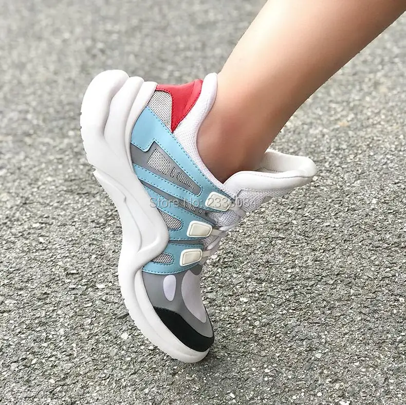 

Luxury Brand Lover Archlight Casual Shoes New Designer Man Sneakers Lace Up Mixed Colors Trainers Race Runner Shoes Runway 2019