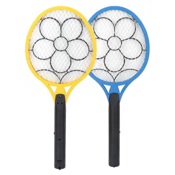 

Three Layers Summer Practical Rechargeable Electric Fly Mosquito Swatter Bug Zapper Racket Insects Killer