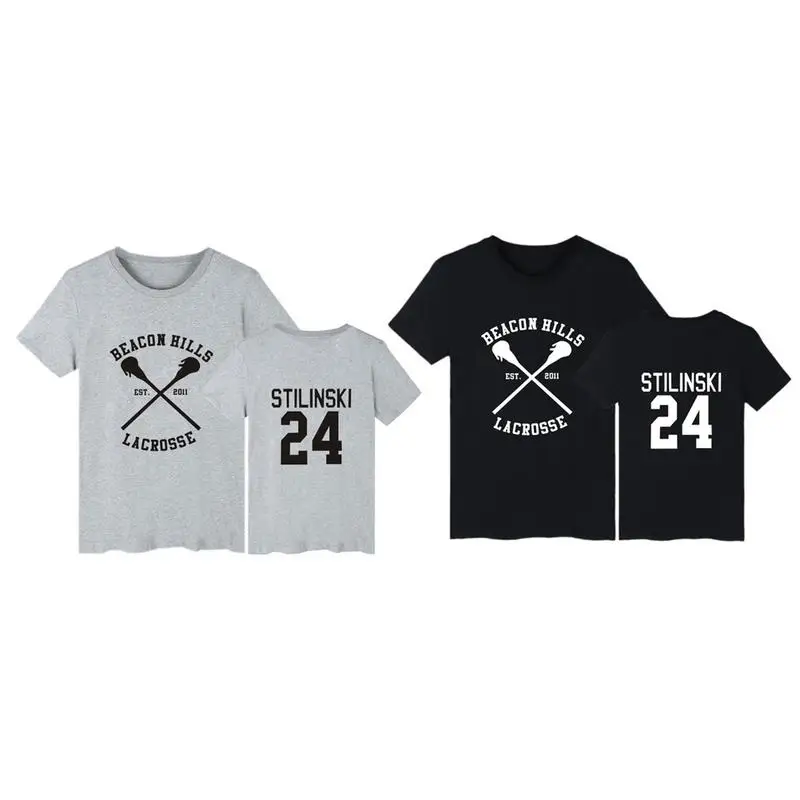Men's Cotton T Shirt Short Sleeved Round Neck Print Letters Numbers Fashionable Casual Male Bottoming Loose Tops Pullover | Мужская