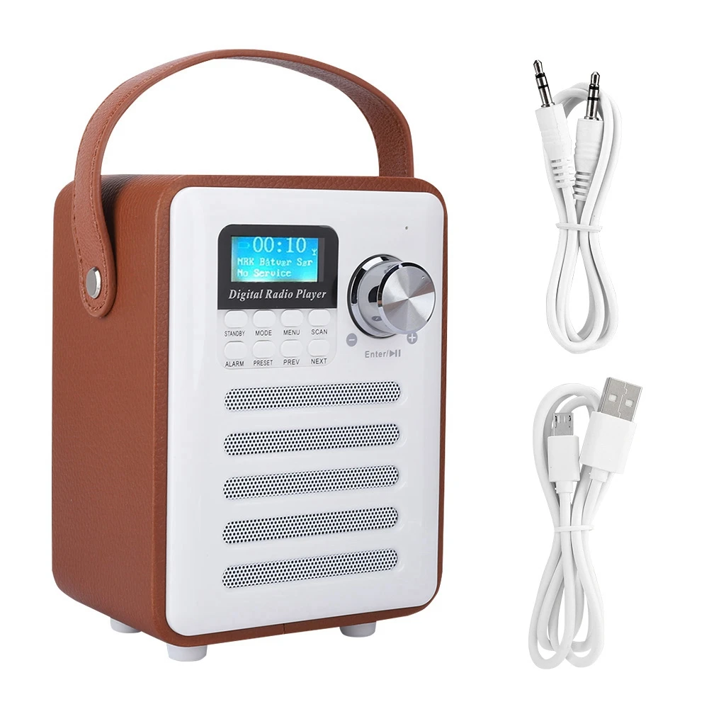 

Mini Portable DAB/DAB+ FM Digital Internet Radio Bluetooth Wireless Speaker