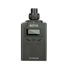 Boya By-Wxlr8 Plug-On Xlr аудио передатчик с ЖК-дисплеем для By-Wm8 By-Wm6 беспроводные ПЕТЛИЧНЫЕ микрофонная система