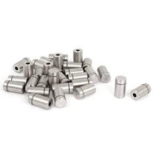 Hot sale 30 Pieces 12 X 22Mm Stainless Steel Spacer Glass Holder Sign Mounting