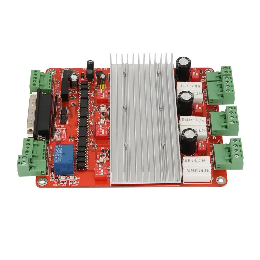 

New 4 Working Model 3 Axle Stepper Motor Driver Board TB6560 Optocoupler Isolated High Quality