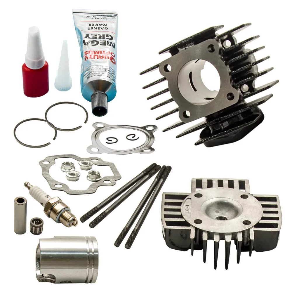 

Engine Head Cylinder Piston Rings KIT GASKET FOR YAMAHA PW50 QT 50 Bike 81-09 + studs