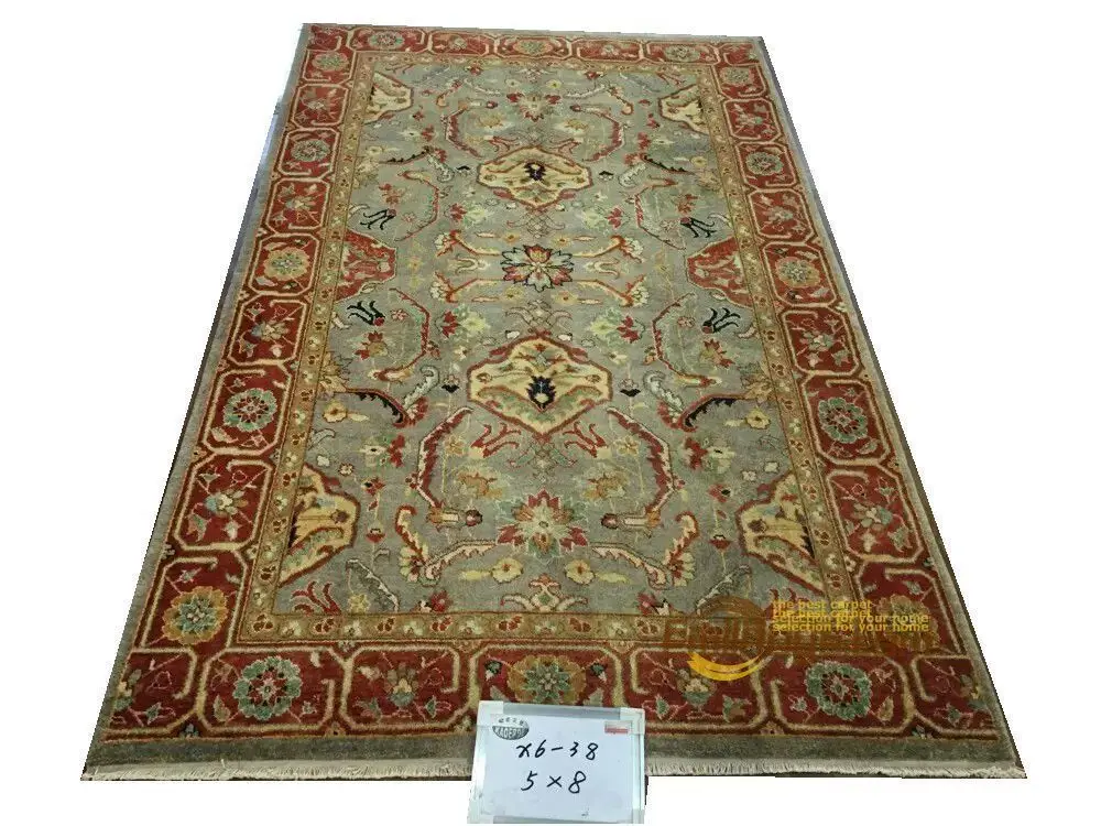 Один экспорт турецкие ковры ручной работы OUSHAK Ozarks ковер из чистой шерстяной X6-38 5x8gc47zieyg28