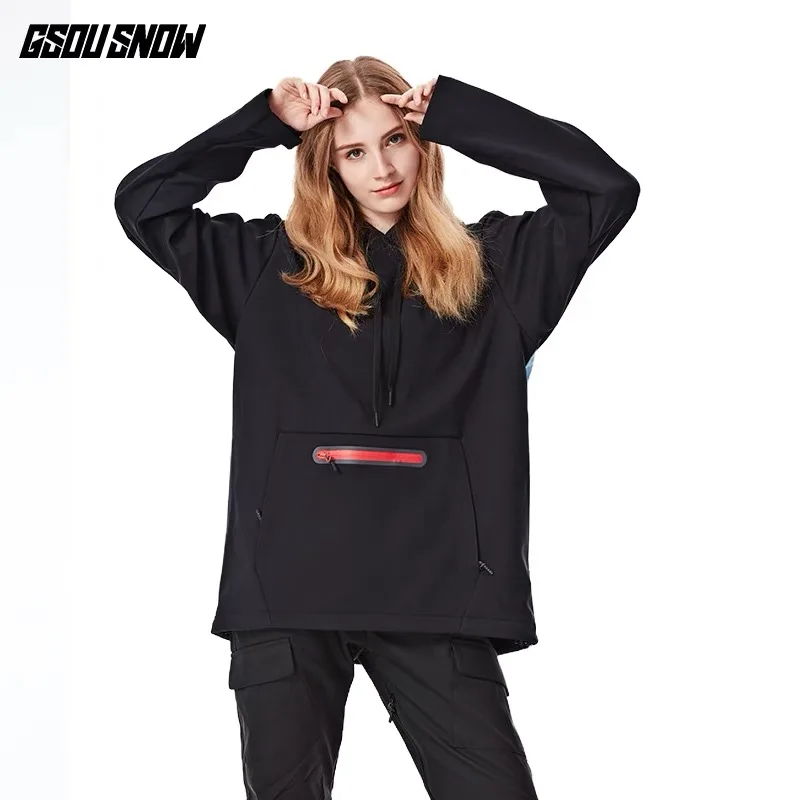 GSOU الثلوج الإناث سترة جديد تنفس معاطف القطن المرأة الستر تزلج مكافحة بيلينغ للماء على الجليد الأزياء تزلج يندبروف