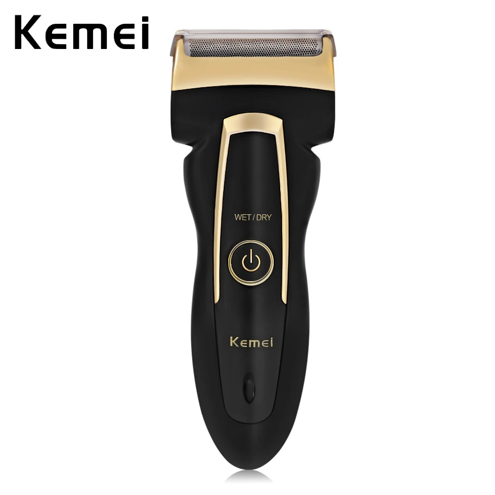 

KM - 858 Reciprocating Electric Travel Use Safe Shaver for Men Rechargeable cordless use 3D double floating head