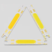 CLAITE 5 Вт DC 9-12 В COB чиповый светодиод лампа источник на борту 50x7 мм для стены дампы стол фонарь