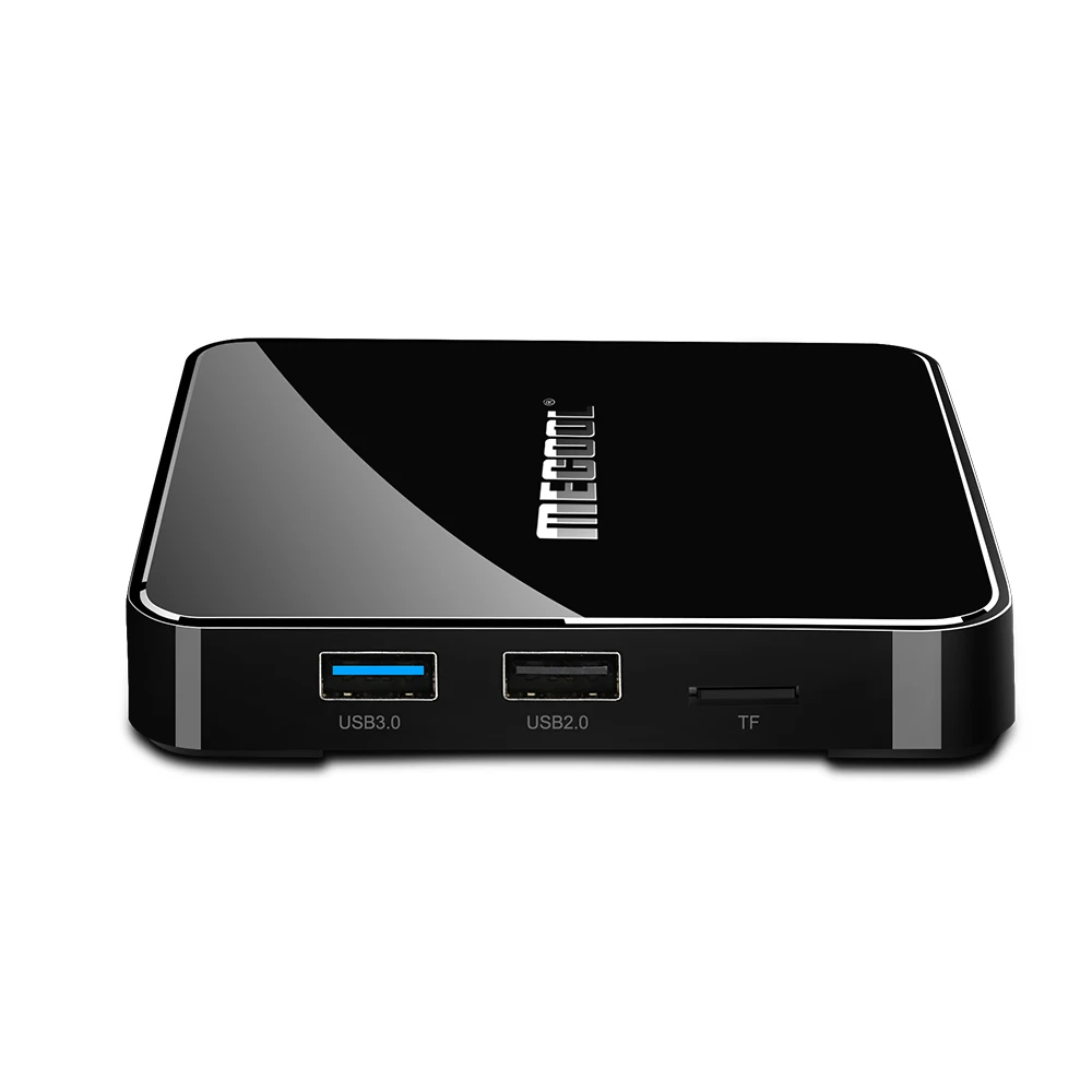 MECOOL KM3 Smart TV Box Android 9.0 Amlogic S905X2 4GB DDR4 64GB ROM Voice Control 2.4G/5G WiFi Bluetooth USB 3.0 4K Set Top Box