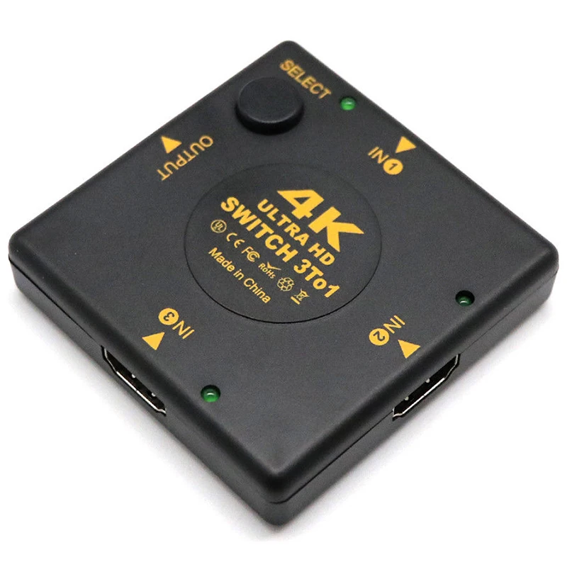 4K HDMI переключатель 3 в 1 kvm аудио экстрактор концентратор сплиттер