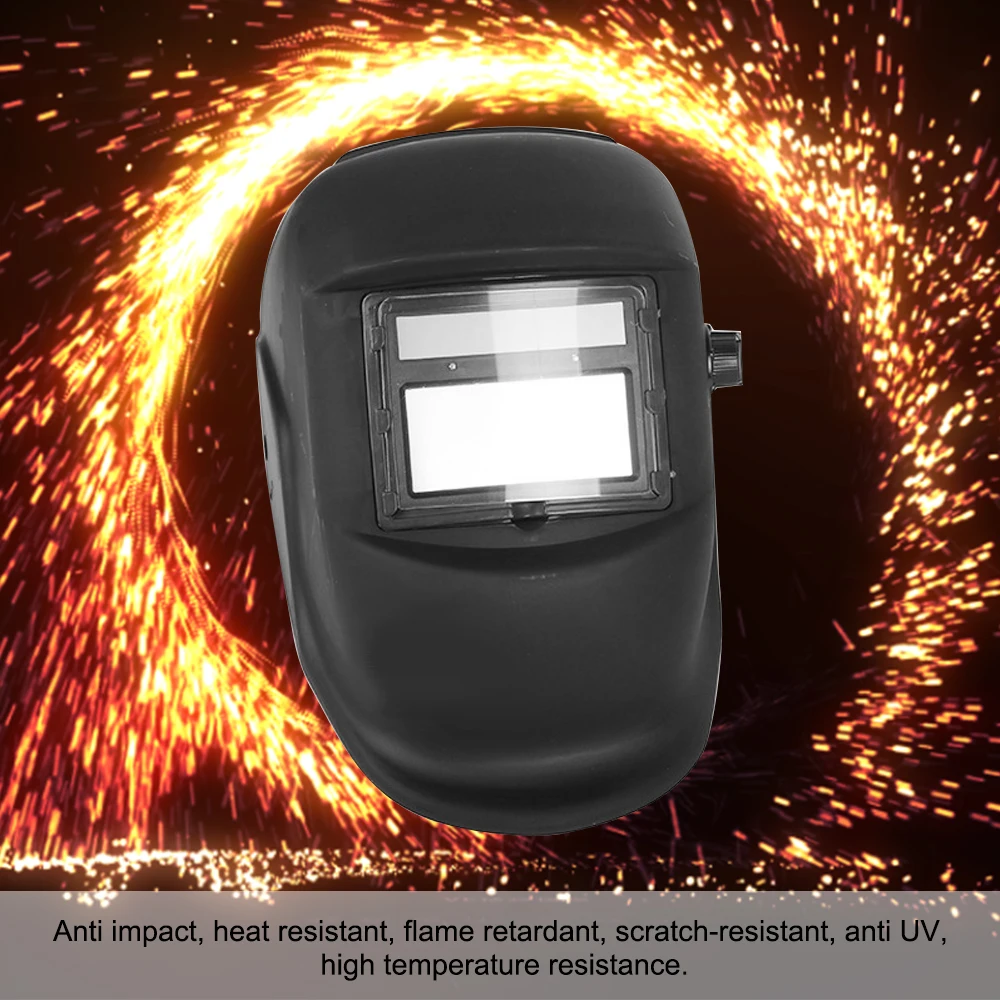 9-13 Protecci/ón UV IV DIN16 para corte por plasma de molienda Arc Tig Mig con rango de sombra ajustable DIN4 Nuzamas Casco de soldadura de oscurecimiento autom/ático con energ/ía solar