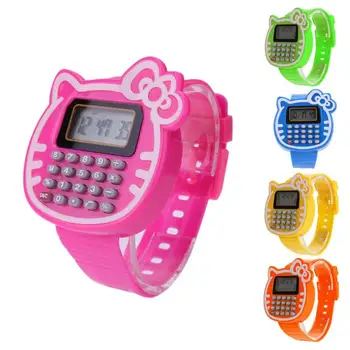

2016 New Children Silicone Date Multi-Purpose Kids Calculator Wrist Watch