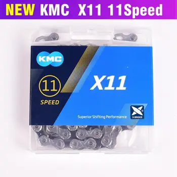 

KMC X11.93 X11 Bicycle Chain 118L 11 Speed Bicycle Chain With Original box and Magic Button for Mountain/Road Bike Bicycle Parts