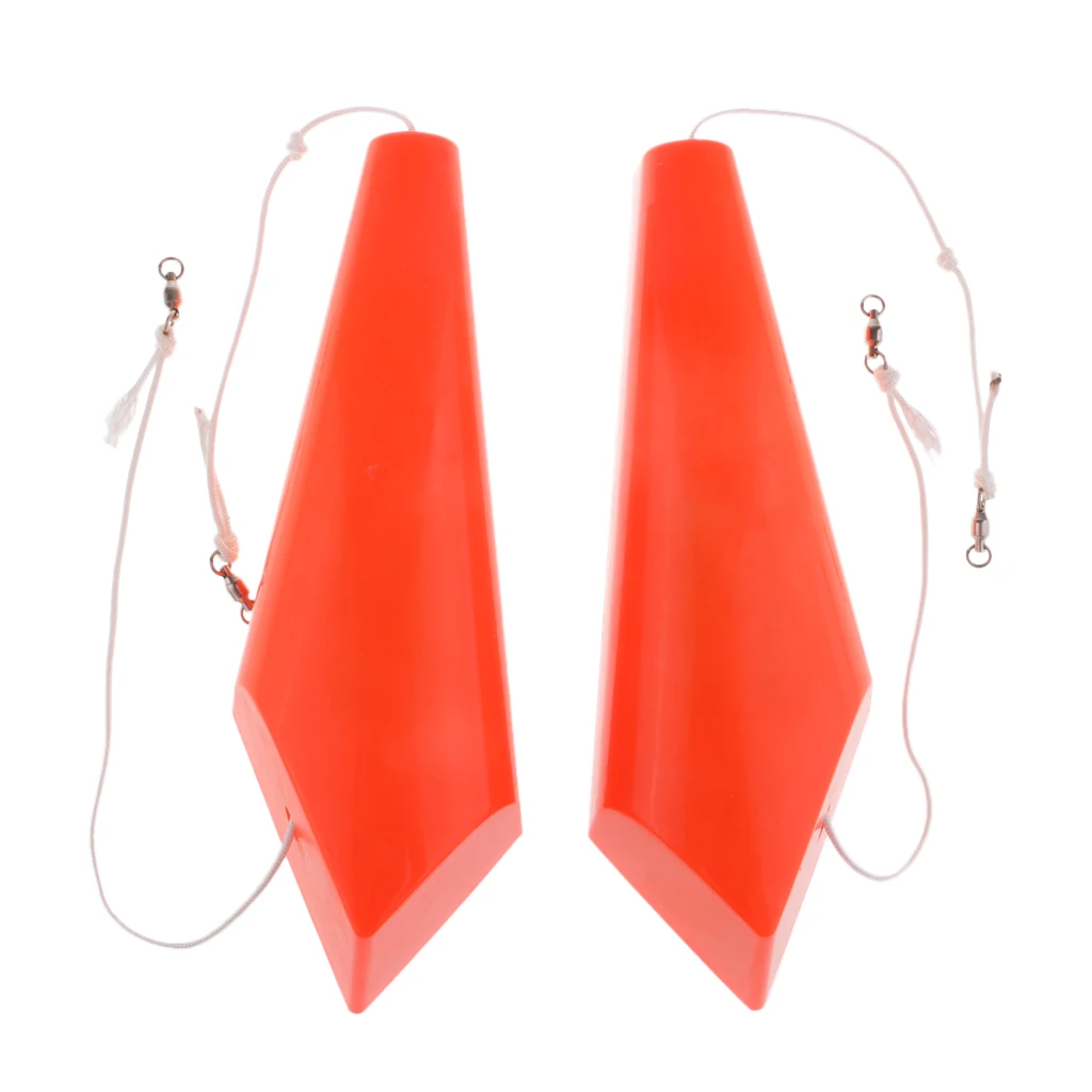 

1 Pair Plastic Splashing Float Left & Right Trolling Accessory Side Planer Diveboard
