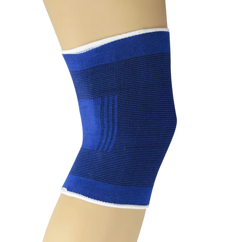 

VERTVIE 1Pair Elasticated Knee Blue Knee Pads Bandage Knee Support Brace Leg Arthritis Injury Sleeve Ankle Brace Support