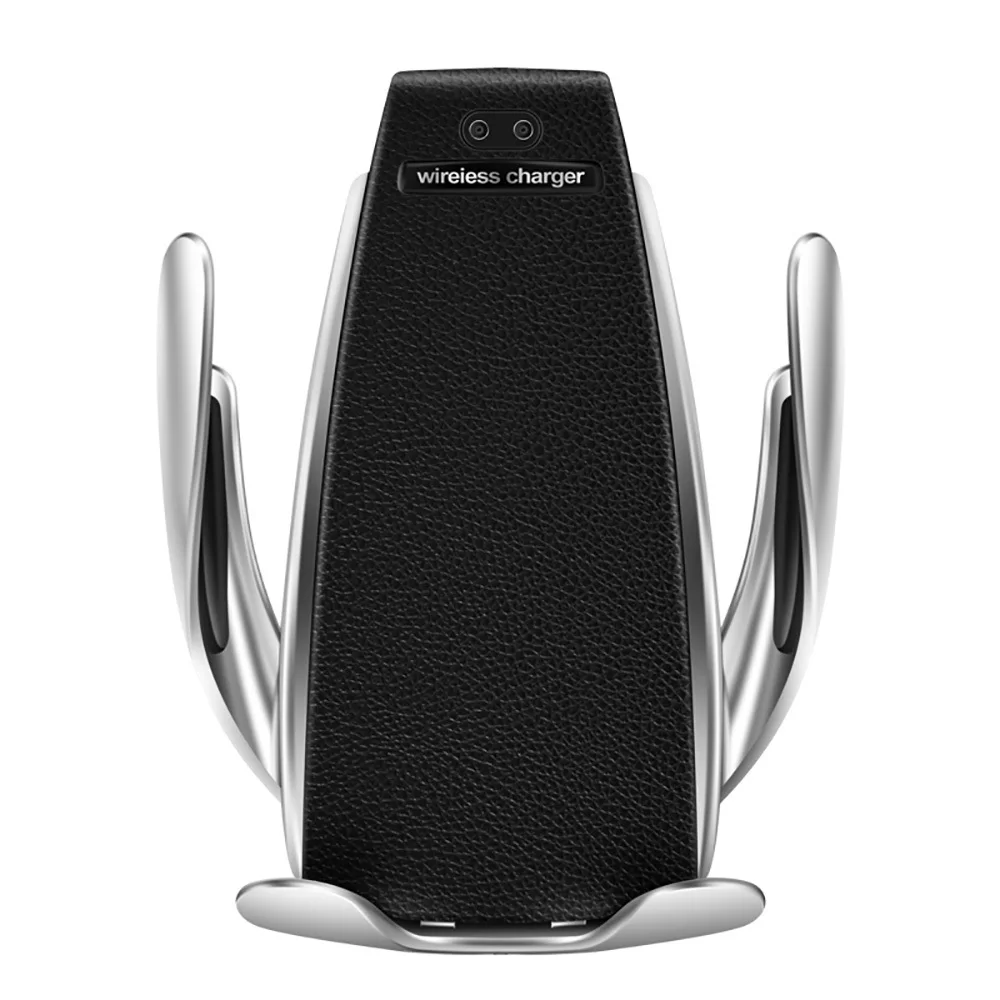 

Automatic Clamping Wireless Car Charger For iphone Android Air Vent Phone Holder 360 Degree Rotation Charging Mount