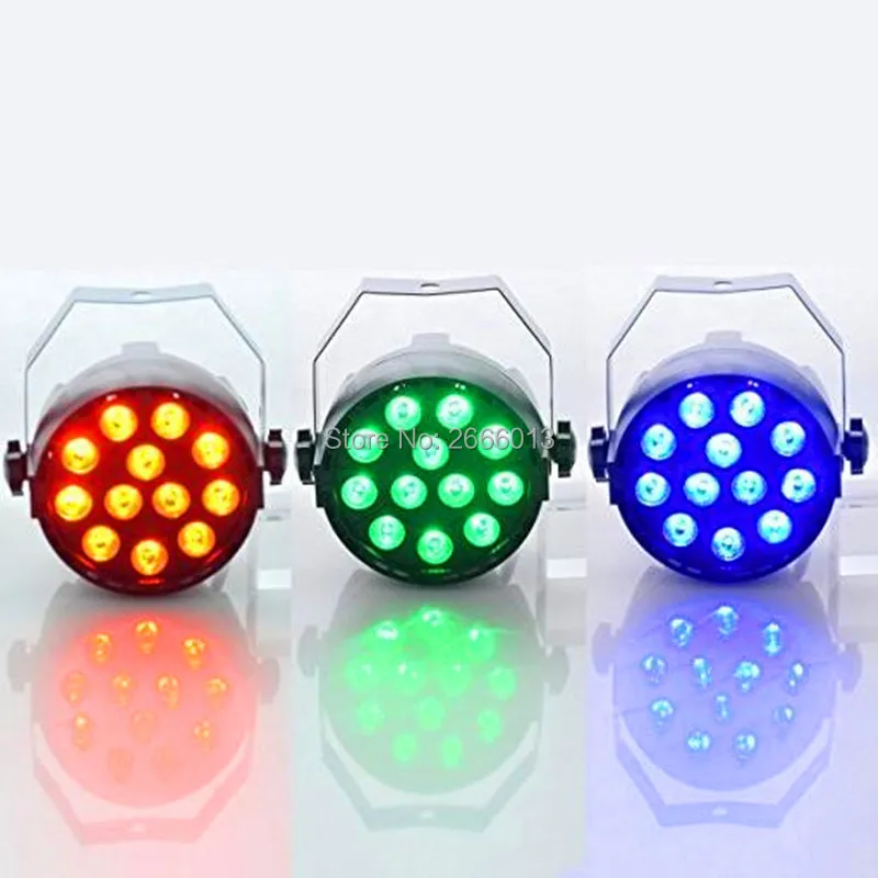 

3pcs/lot 12X3W RGB 3in1 Par Light /DMX512 Auto Sound Control LED Stage Light/DJ Lighting /Disco Christmas Home Party LED Lamps