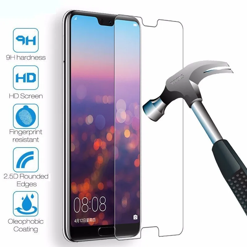 Стекло для Huawei P 20 P30 Lite Защита экрана Smart Plus 2019 на Honor 8X 10 i 9H 2.5D Закаленное стекло