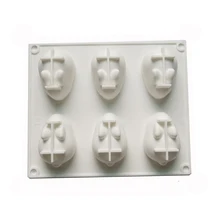 1 шт. силиконовые 3D кролик форма для Мусса десерт производитель Кондитерские декоративные формы для выпечки