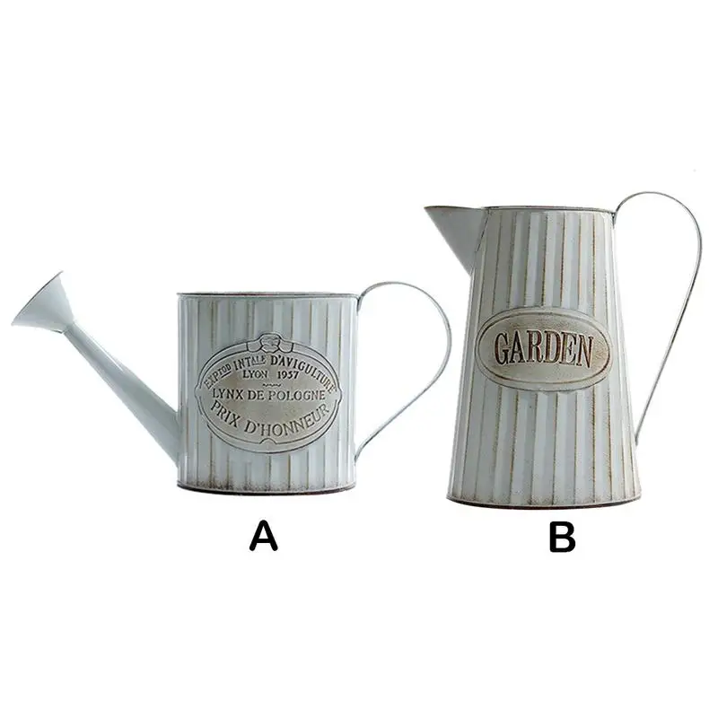 

Retro Flower Vase Container Flower Arrangement Garden Iron Pot Flower Shop Decoration Flower Pot Garden Decoration Bloempot