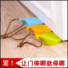 Оригинальность Мультфильм Лист силикагель обороны столкновения дверной стопор детская защита Смешанная Ручная Аварийная дверь Кармен сопротивление