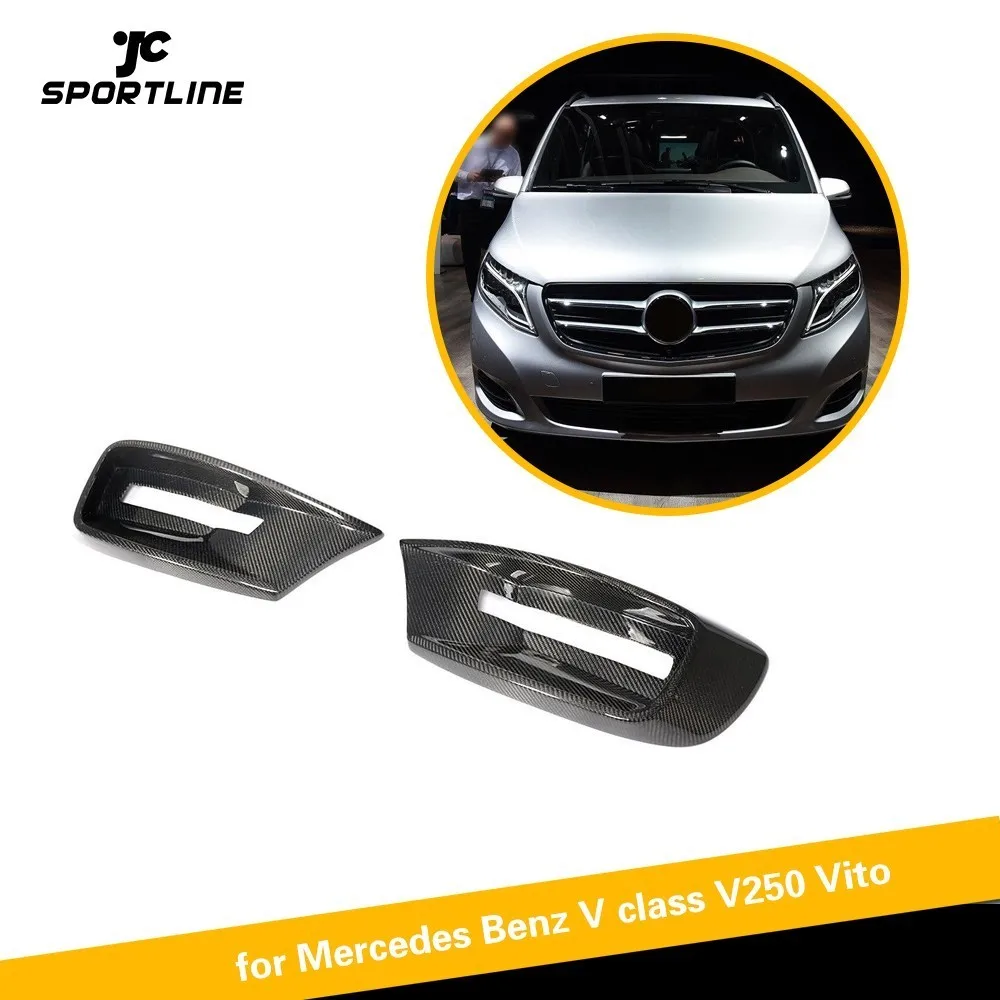 Обшивка переднего бампера на вентиляционное отверстие для Mercedes Benz V Class W447 V200 V220