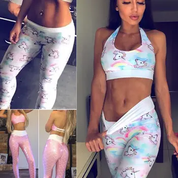 

MeiHuiDa 2018 New Style Fashion Hot Women Stretch Workout Clothes Set Fitness Print High Waist Short Set