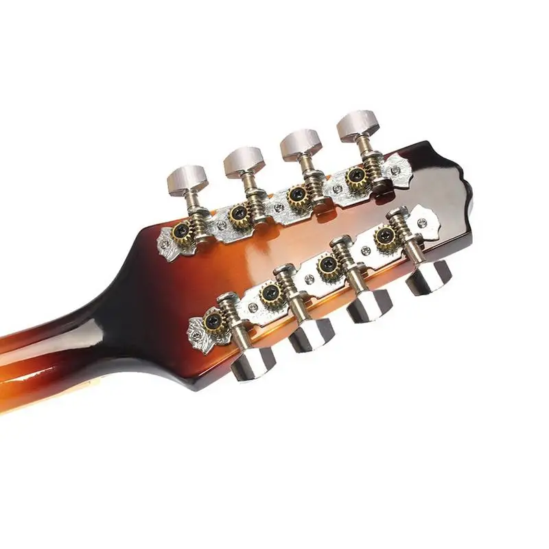 

1Pair 4L4R Mandolin Machine Heads Tuning Pegs Metal Button Tuner Keys Accessorizes