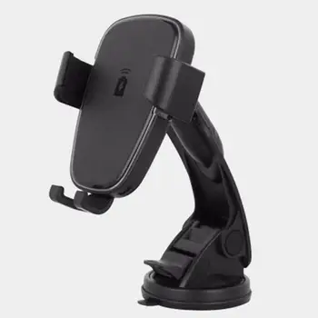 

LumiParty Universal Phone Holder Wireless Smartphone Charger Car Phone Holder QC 3.0 Wireless Charging 180-Degree Rotation