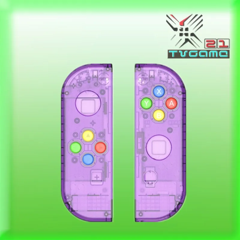 

5Colors OEM Shell Replacement Transparent Console Case For Joycon Switch Console LR Controller Repair Parts