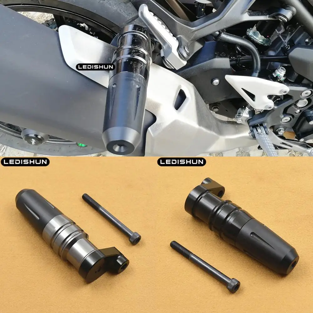 

for KAWASAKI NINJA400 Z400 NINJA 400 Z 400 Frame Slider Anti Crash Caps Exhaust Sliders motorcycle accessories parts