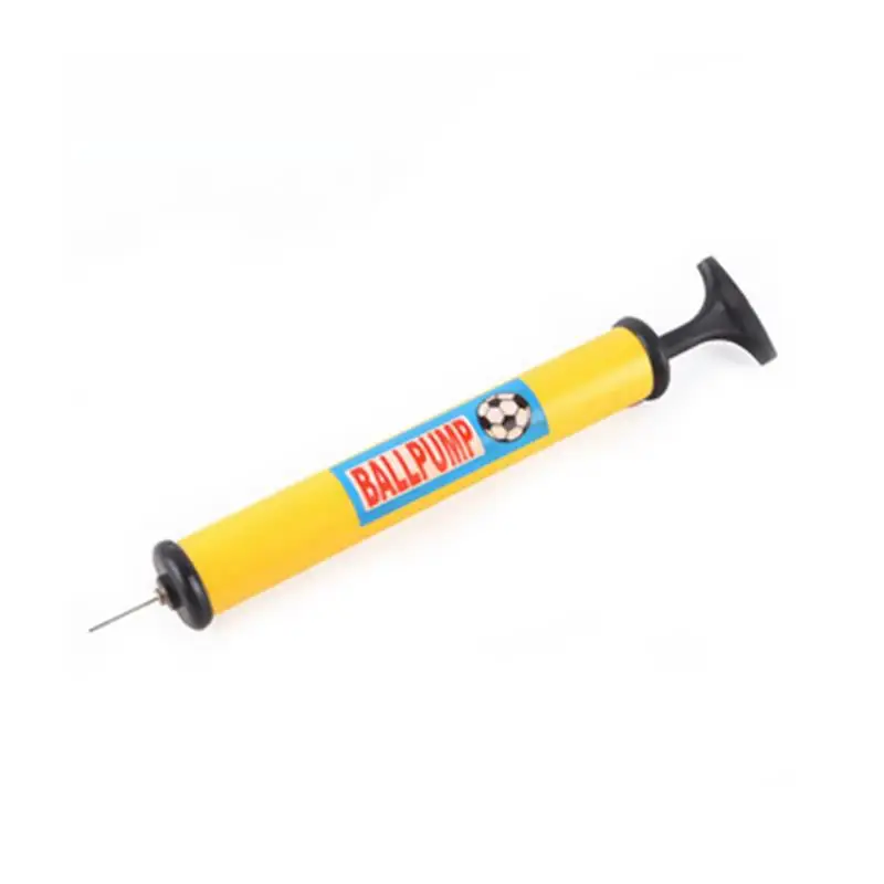 

8 Inch Inflating Air Pump with Needle Inflator Ball Pump Inflation Hand Pump for Sport Ball Inflatables Adapter for Bike Yellow