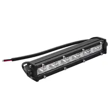 8 Inch 18W 36W 1800LM 3600LM LED Work Light Bar Ultra Thin Waterproof Offroad Driving font