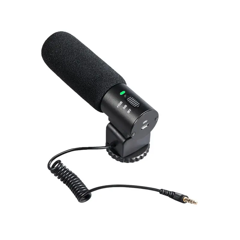

K&F Concept Shtgn Microphone,Cm-500 Professional Interview Mic Recording For Dslr Camera Computer Mobile Phone Pc Interview