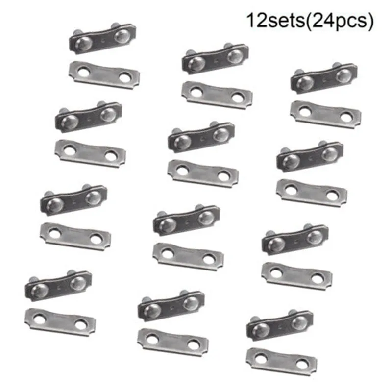 12 Sets Chainsaw Chain Repair Links 3/8LP Pitch - .043 .050 Gauge Tools Kit Chainsaw Parts And Replacement Accessories ► Photo 1/6
