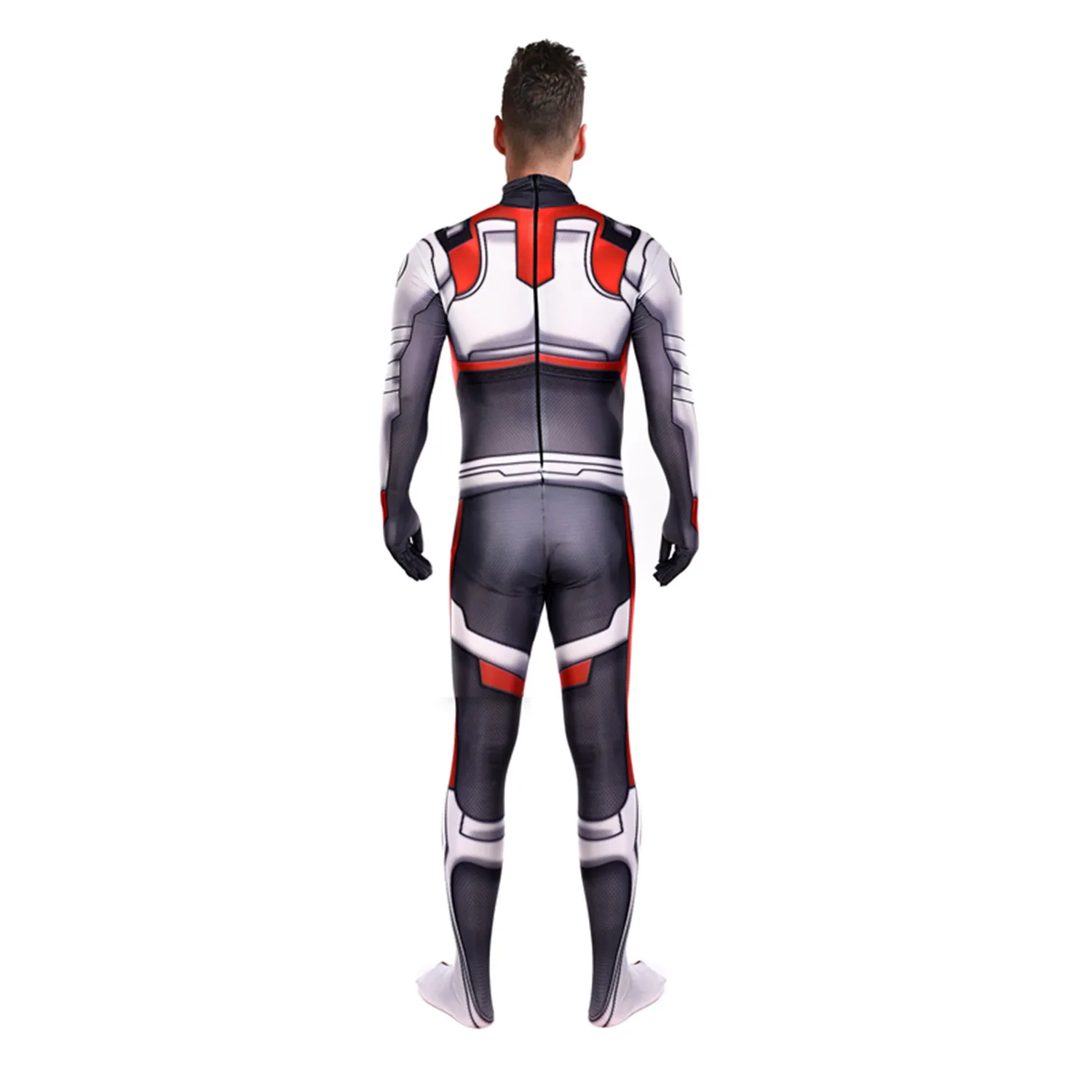 Adult Kids Avenger Endgame Quantum Realm Advanced Tech Cosplay Costume Zentai Jumpsuit Superhero Iron Man Captain America Marvel