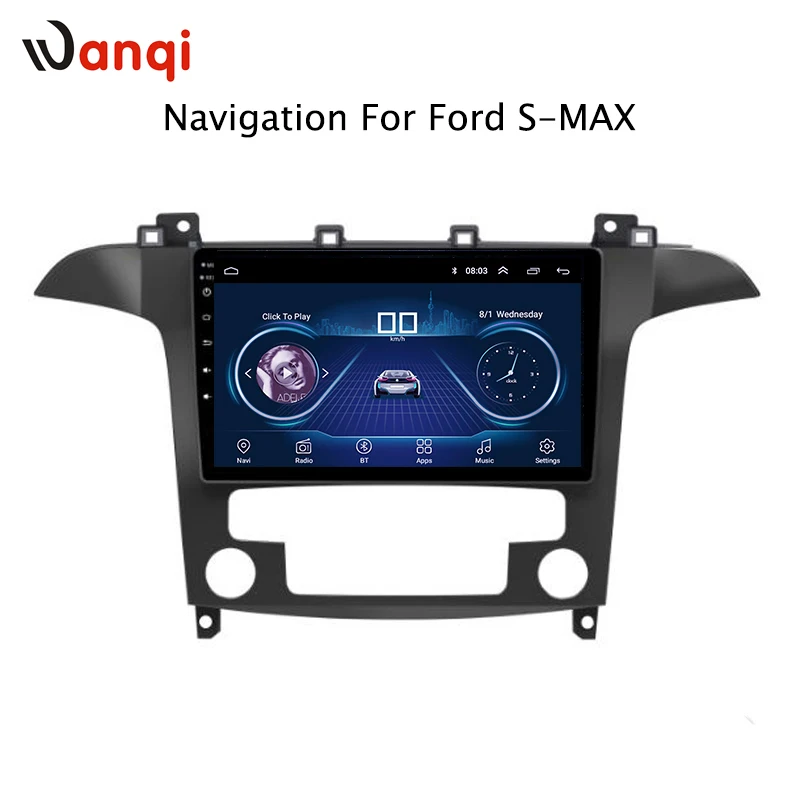 For Ford S Max 2007 2008 Hot Sale 9 Inch Android 8.1 Car