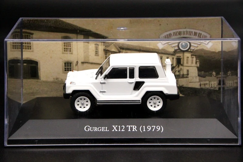 

Altaya Gurgel X12 TR 1979 Car Diecast Models Hobbies Collection White 1:43 Scale