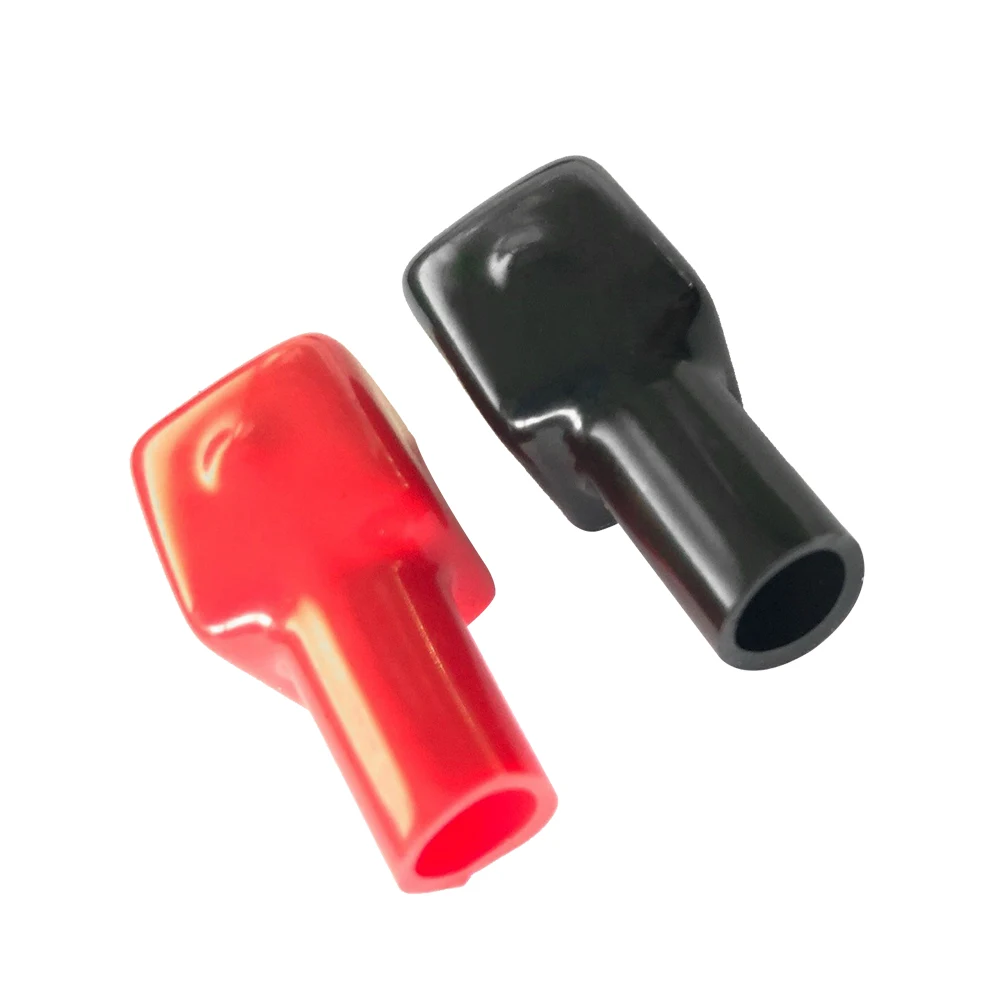 

Universal Battery Terminal Covers Marine Battery Terminal Boots Red & Black Positive & Negative 1 Pair 192681 192682