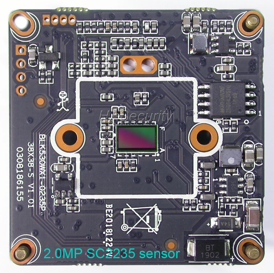 

H.264 H.265 1080P 1/2.7" SmartSens SC2235 CMOS sensor + 30WX (XM530/ IPC530) CCTV IP camera PCB board module (optional parts)