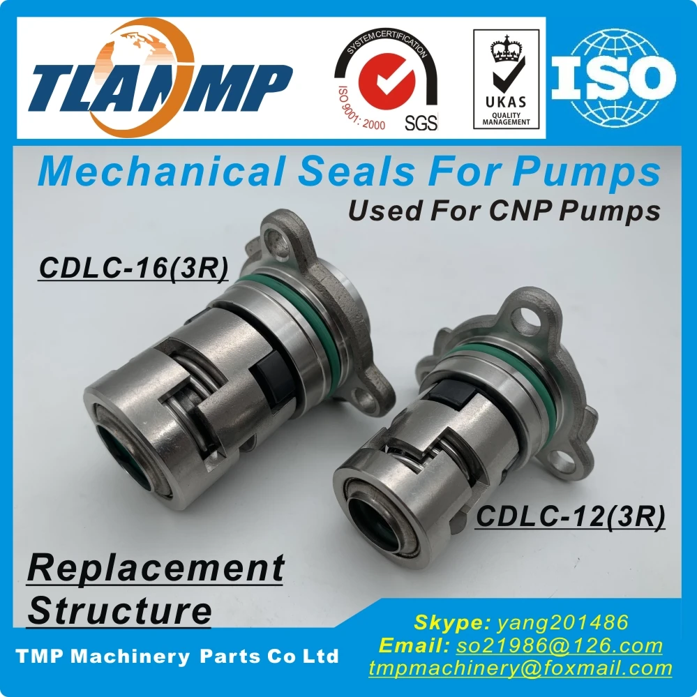 CDLC-12(3R) , CDLC-16(3R) TLANMP Mechanical Seals for CDL/CDLF1/2/3/4 (Replacement Structure) CNP/SPERONI Pumps Cartridge Seals