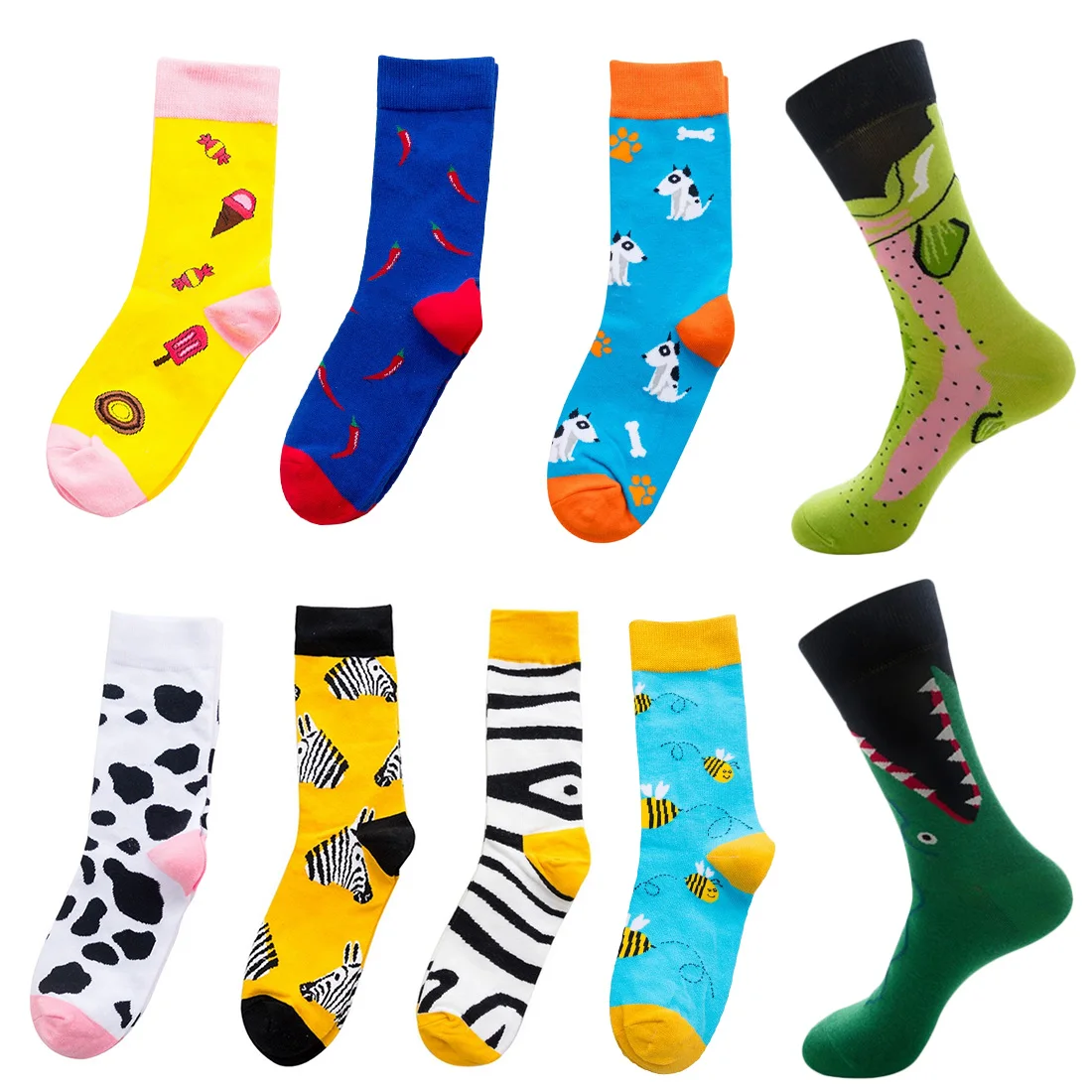 

Avocado Sushi Omelette Burger Plant Fruit Food Socks Short Funny Cotton Socks Women Winter Men Unisex Happy Socks Female
